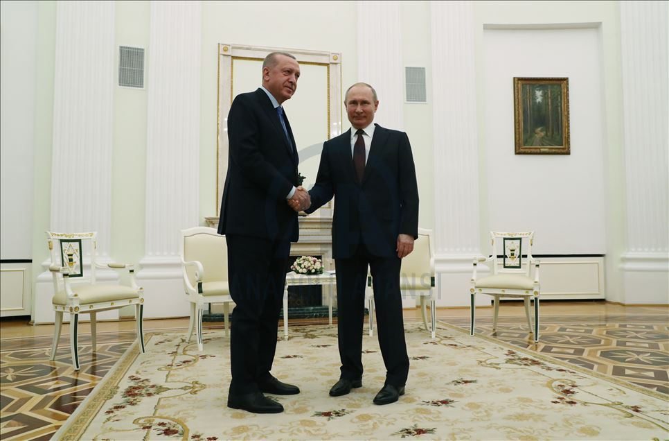 دیدار روسای جمهور ترکیه و روسیه در مسکو
