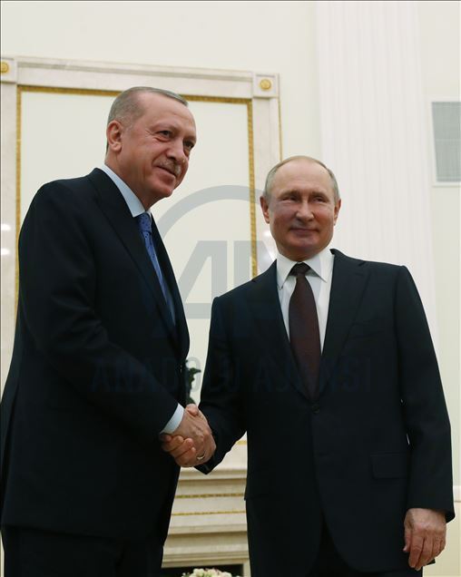 اردوغان و پوتین در مسکو دیدار کردند