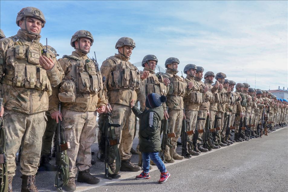 Turkish commandos departing to join Operation Spring Shield in Idlib, Syria