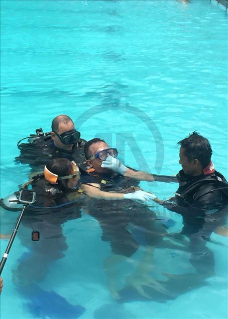 20 penyandang disabilitas mencoba scuba diving