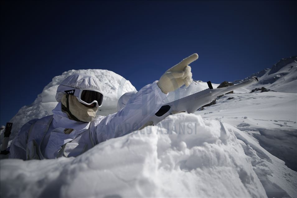 Turkish Army military drill in Isparta
