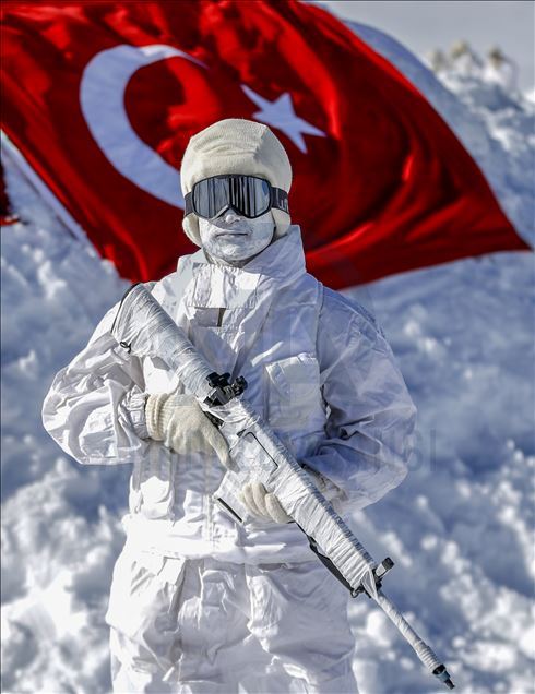 Turkish Army military drill in Isparta
