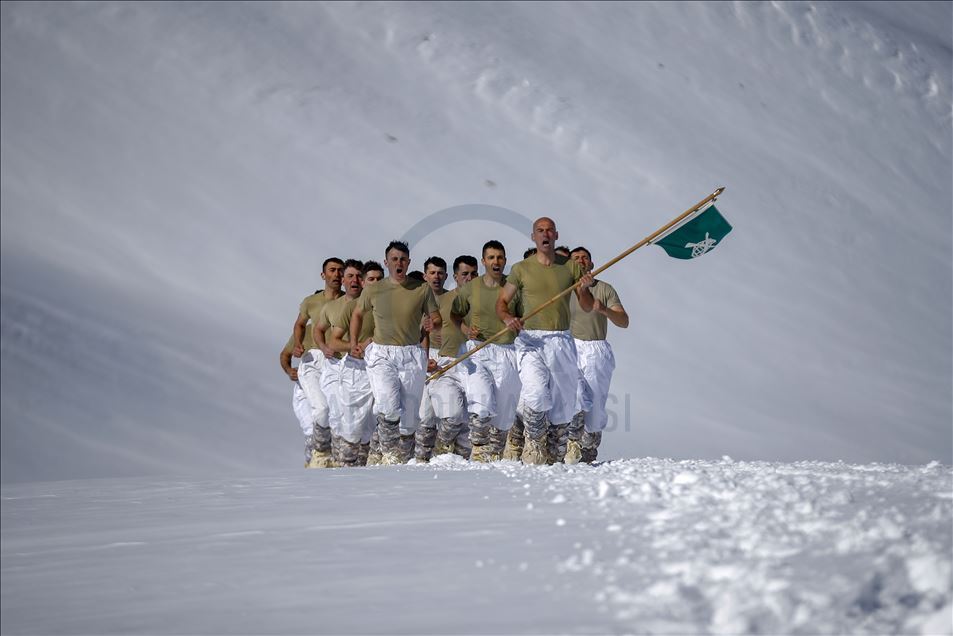 Turkish Army military drill in Isparta
