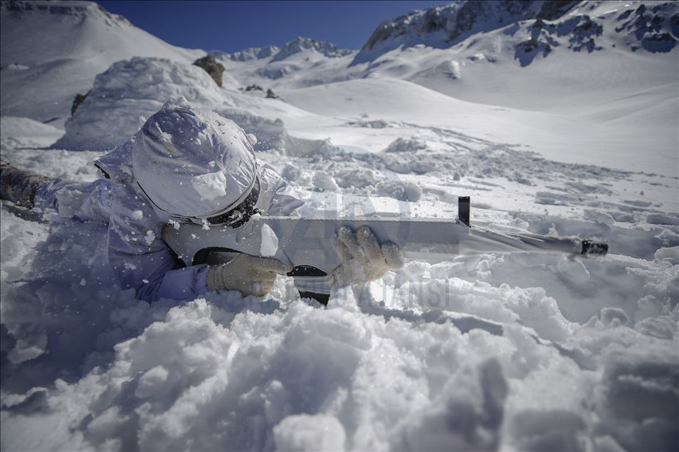 Turkish Army military drill in Isparta
