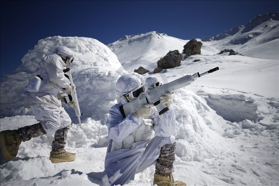 Turkish Army military drill in Isparta
