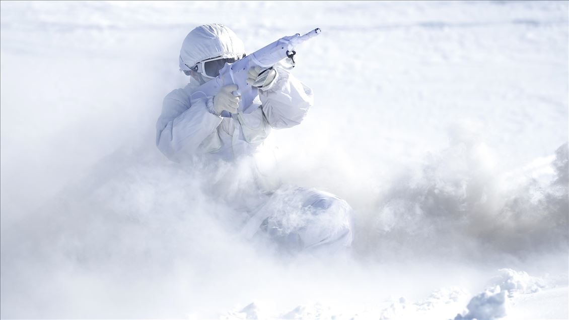 Turkish Army military drill in Isparta
