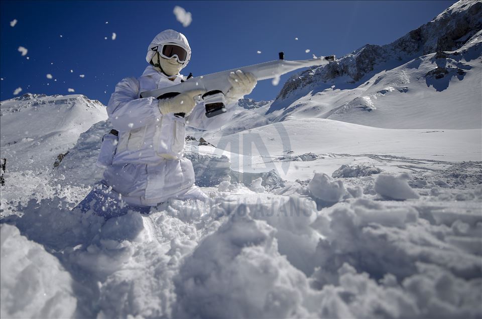 Turkish Army military drill in Isparta

