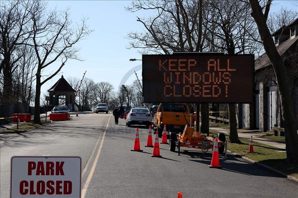 New York'ta koronavirüs test merkezi kuruldu