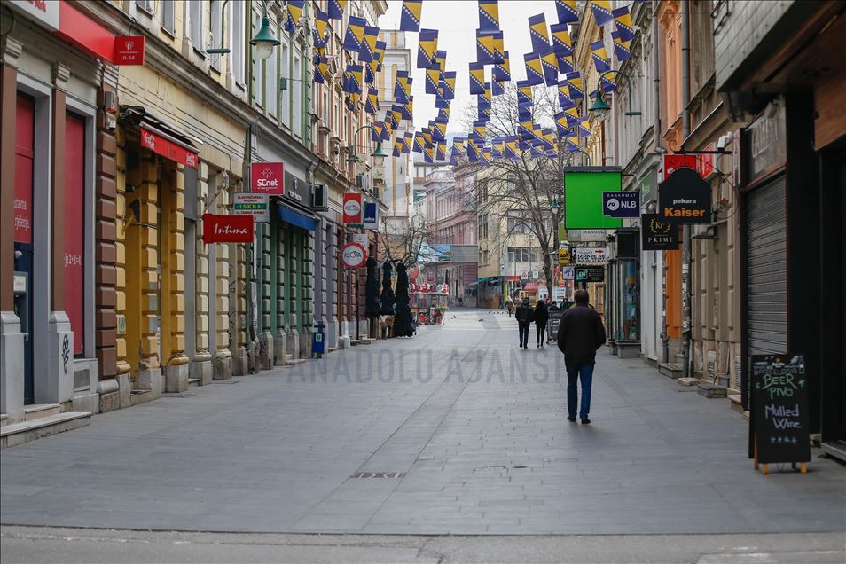 Mjera predostrožnosti od korona virusa: Puste sarajevske ulice