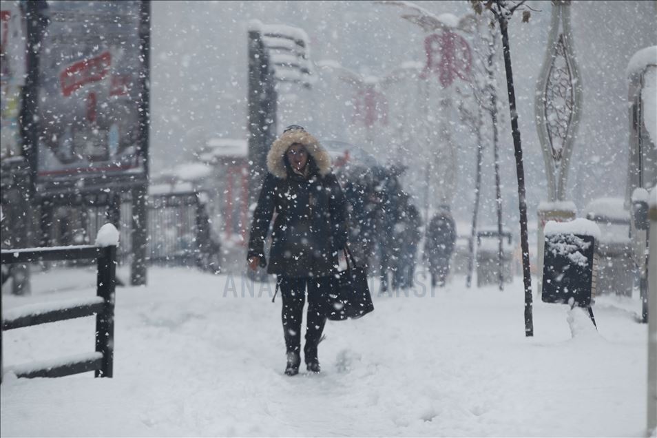 Snowfall in Turkey's Hakkari