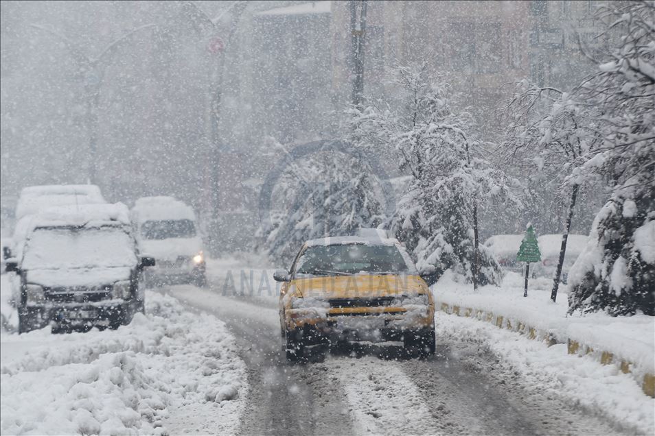 Snowfall in Turkey's Hakkari