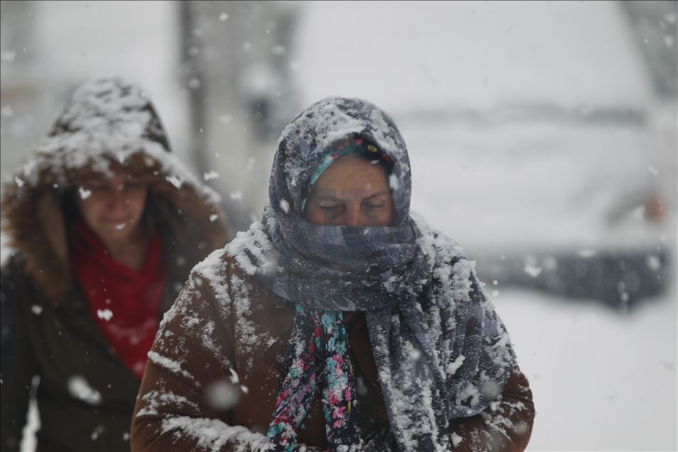 Snowfall in Turkey's Hakkari