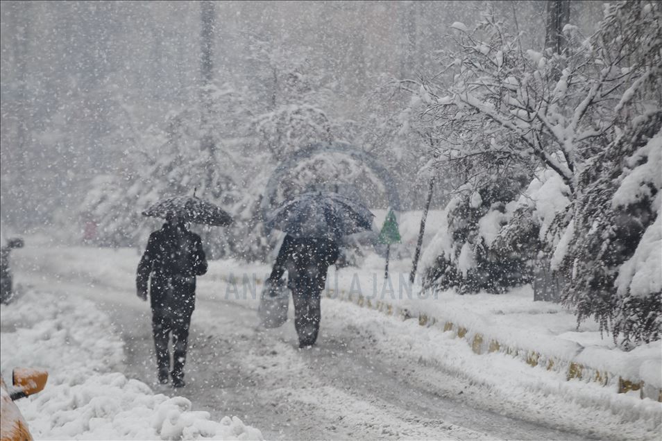 Snowfall in Turkey's Hakkari