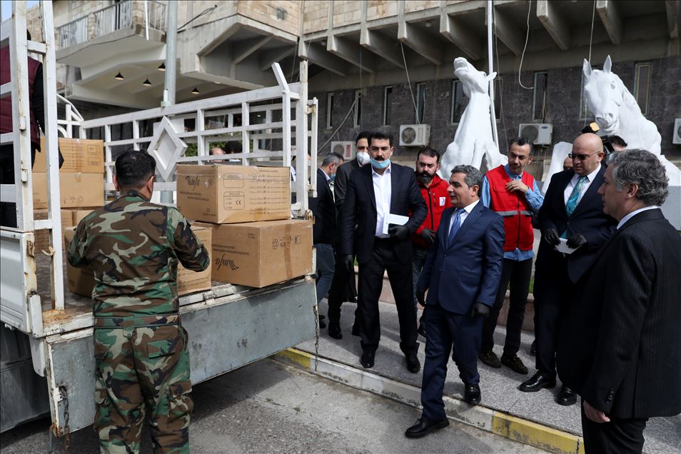 مساعدات تركية لأربيل العراقية لمكافحة "كورونا"