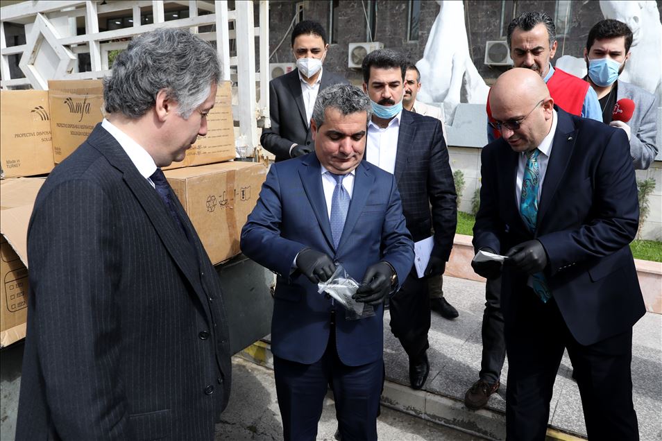 مساعدات تركية لأربيل العراقية لمكافحة "كورونا"