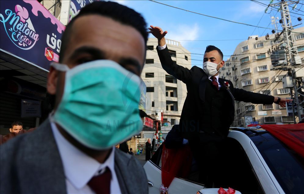Boda durante la pandemia del coronavirus 