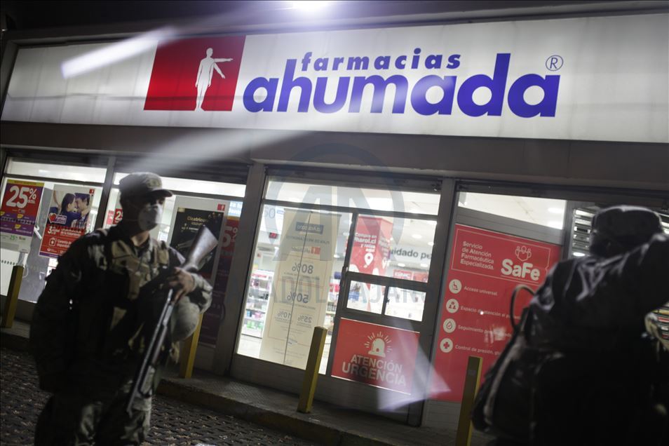 curfew in Santiago amid covid-19 outbreak
