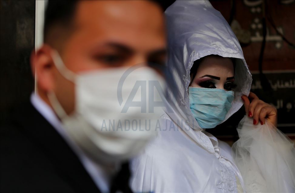 Boda durante la pandemia del coronavirus 