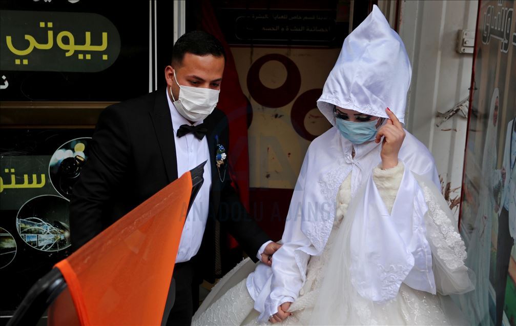 Boda durante la pandemia del coronavirus 