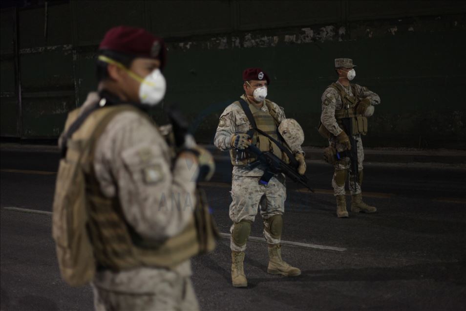 curfew in Santiago amid covid-19 outbreak