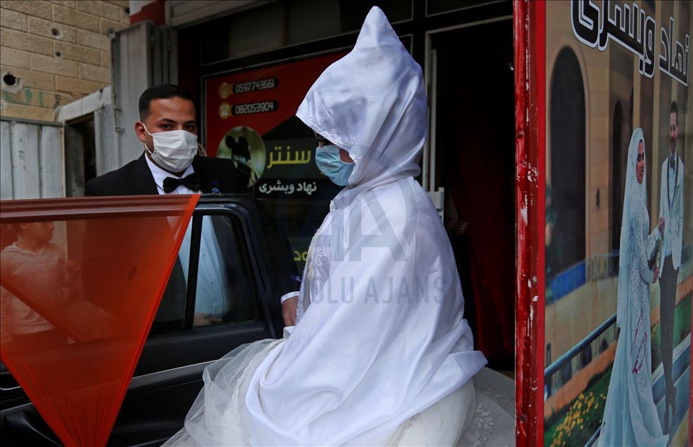 Boda durante la pandemia del coronavirus 