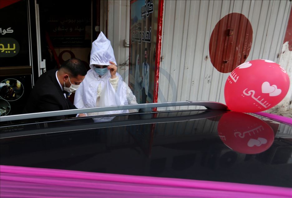 Boda durante la pandemia del coronavirus 