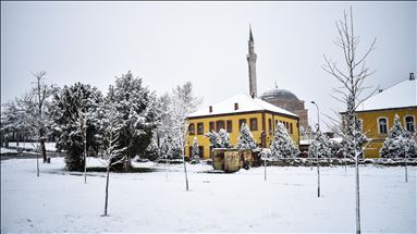 Bie bora e parë në Shkup