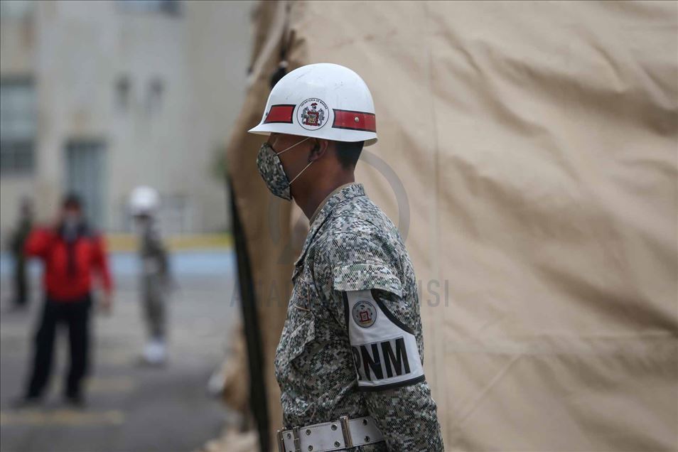 Colombia: el Hospital Militar se prepara para enfrentar el COVID-19 con tiendas de campaña