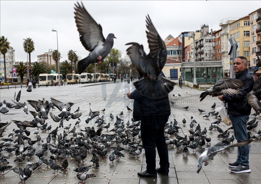 Historical and touristic places in Istanbul remain quite due to coronavirus pandemic