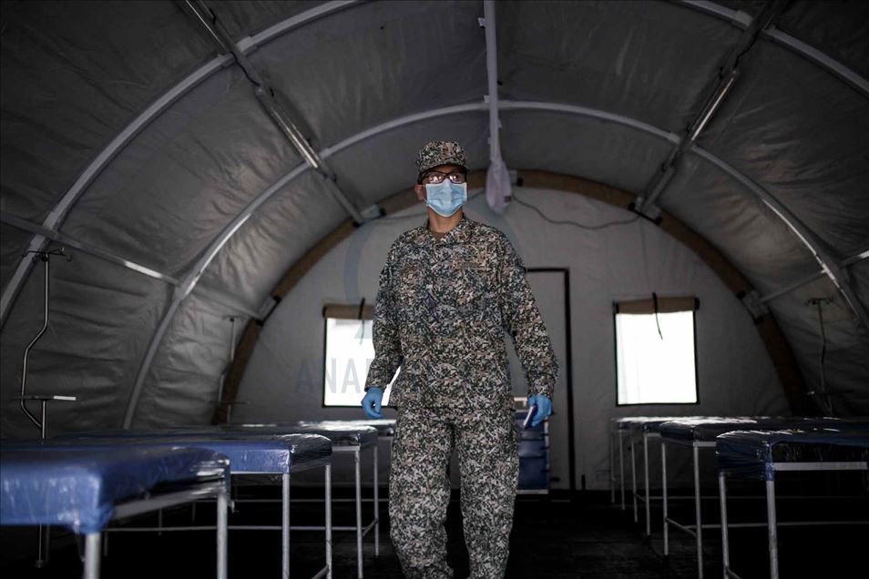 Colombia: el Hospital Militar se prepara para enfrentar el COVID-19 con tiendas de campaña