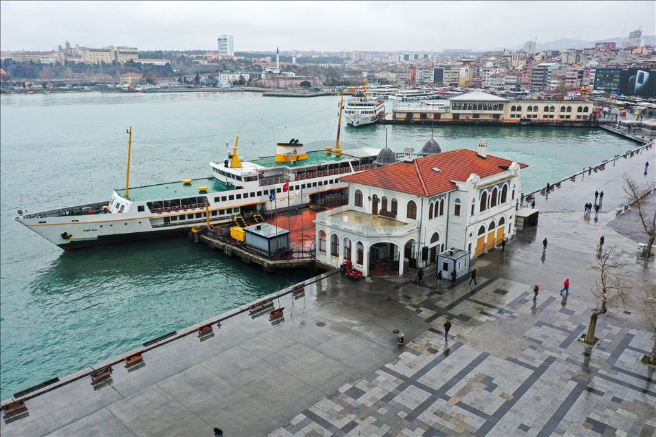İstanbul'un meydanları havadan görüntülendi