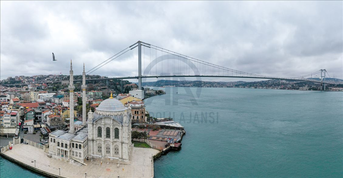 İstanbul'un meydanları havadan görüntülendi