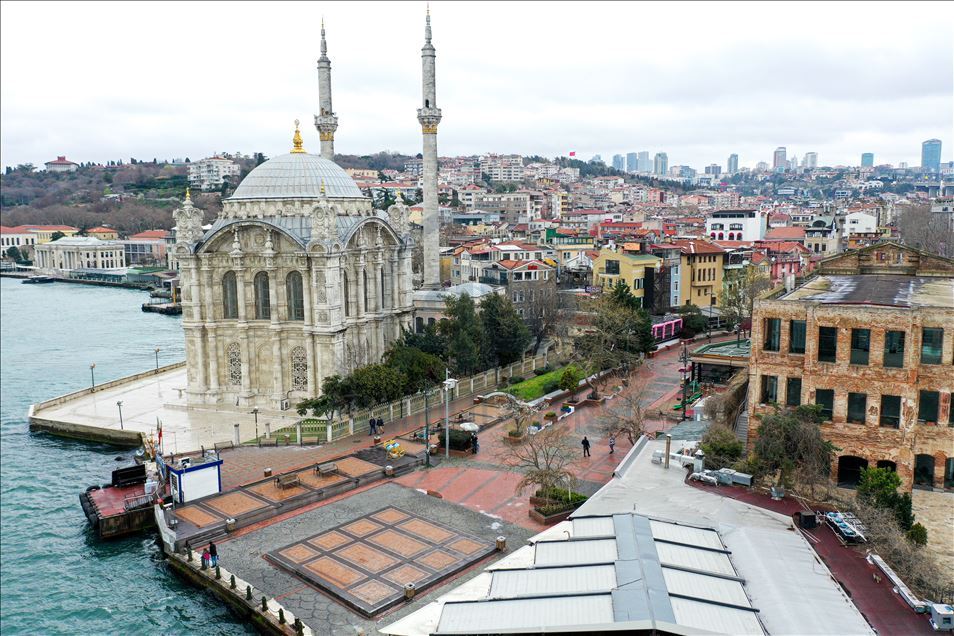 İstanbul'un meydanları havadan görüntülendi