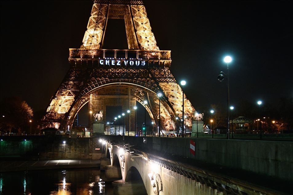 Coronavirus: the Eiffel Tower says "thank you" to the people mobilized