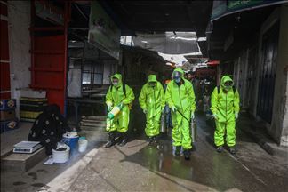 Precauciones contra el COVID-19 en Gaza