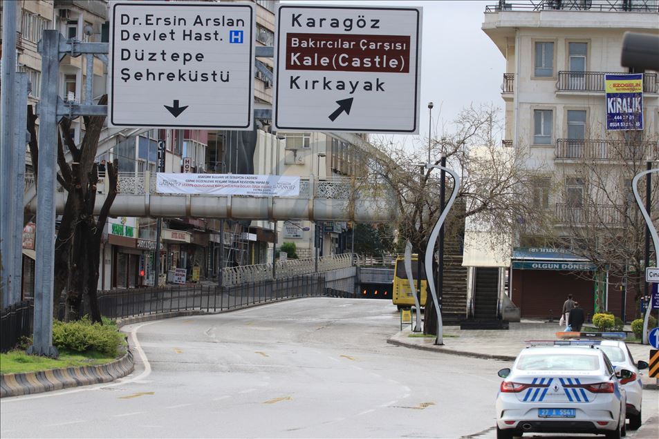 Gaziantep'te koronavirüs sakinliği yaşanıyor