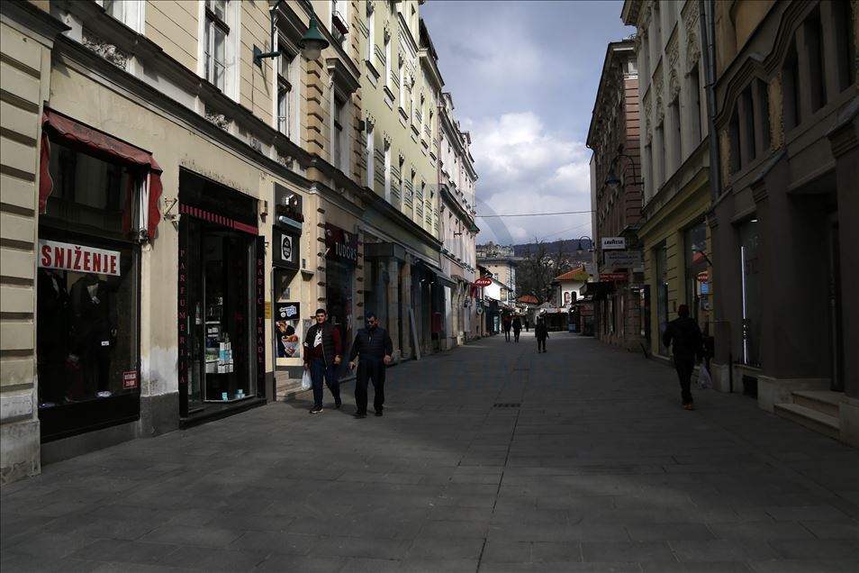 Sarajevo: Centralna pješačka zona i Baščaršija pusti 