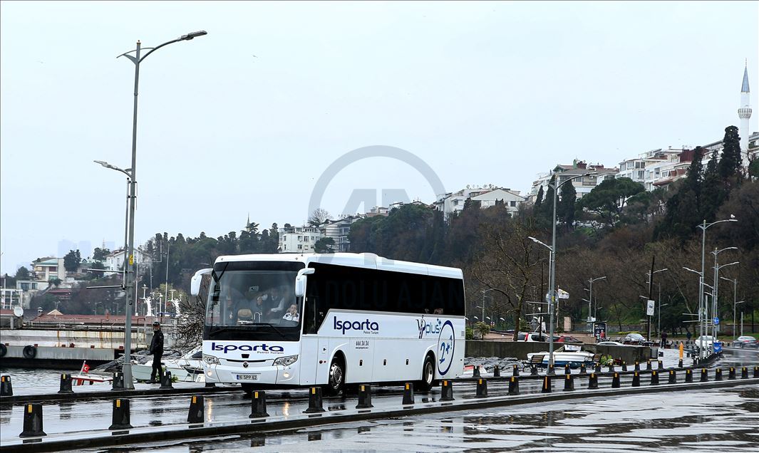 Harem Otogarı'ndan son otobüs hareket etti
