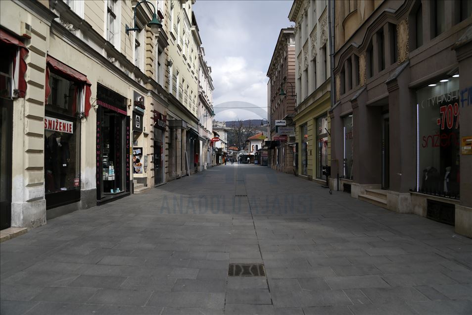 Sarajevo: Centralna pješačka zona i Baščaršija pusti 