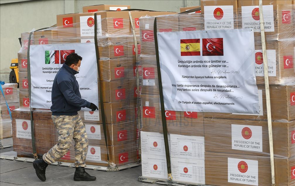 Turkey sends medical aid to Italy and Spain
