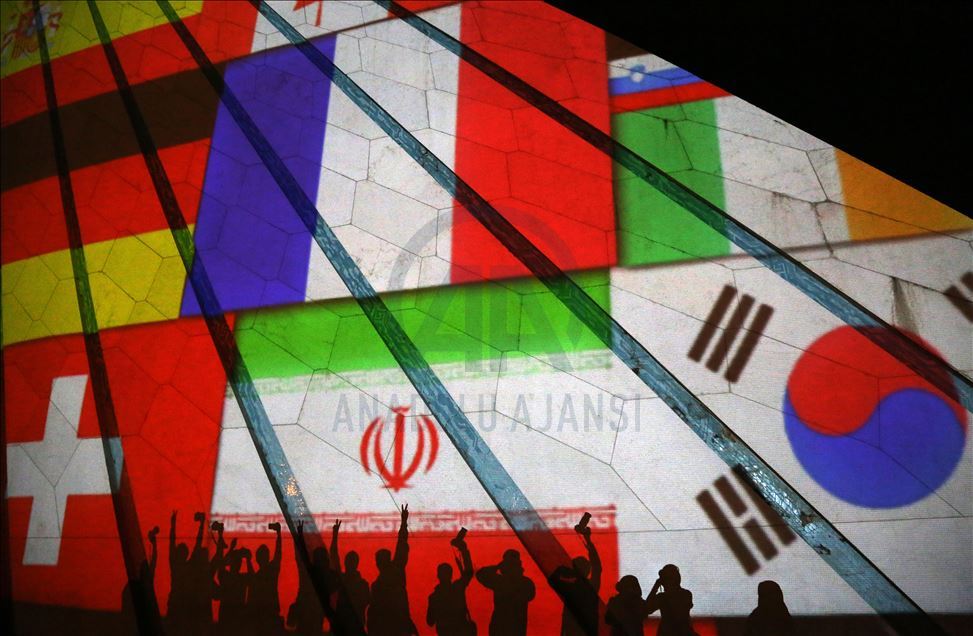 اجرای ویدئو مپینگ در برج آزادی تهران