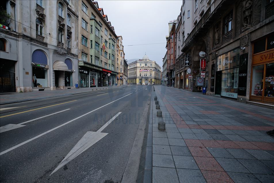 Sarajevo: Ulice puste zbog koronavirusa  