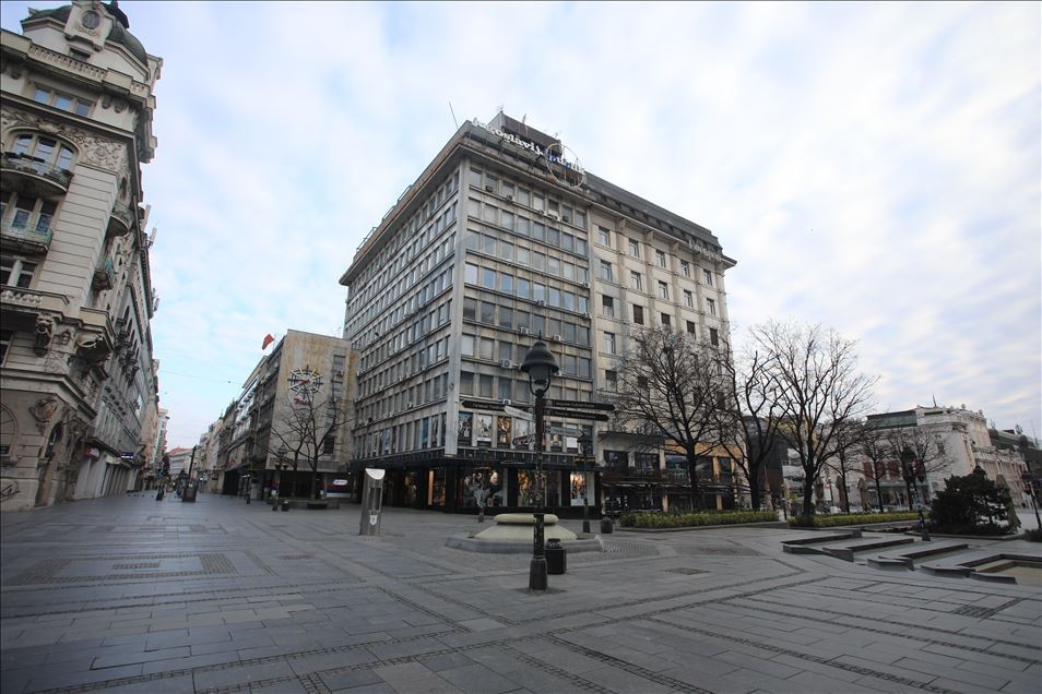 Turistička mjesta i simboli Beograda prazni zbog pandemije koronavirusa