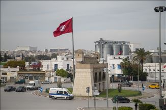Dans le contexte du confinement général imposé par les autorités tunisiennes pour lutter contre la propagation du Coronavirus les rues de la capitale Tunis ont été désertées. covid_19
