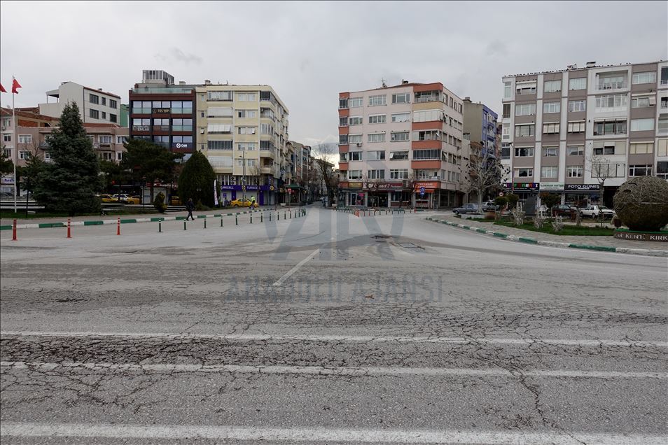 Trakya'da cadde ve sokaklar boş kaldı