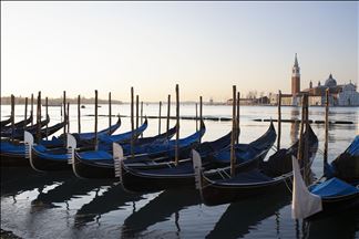 Kanal-kanal di Venezia kembali jernih akibat karantina virus korona