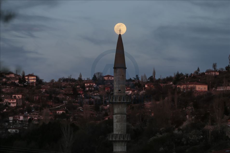 Ankara'da "Süper Ay"