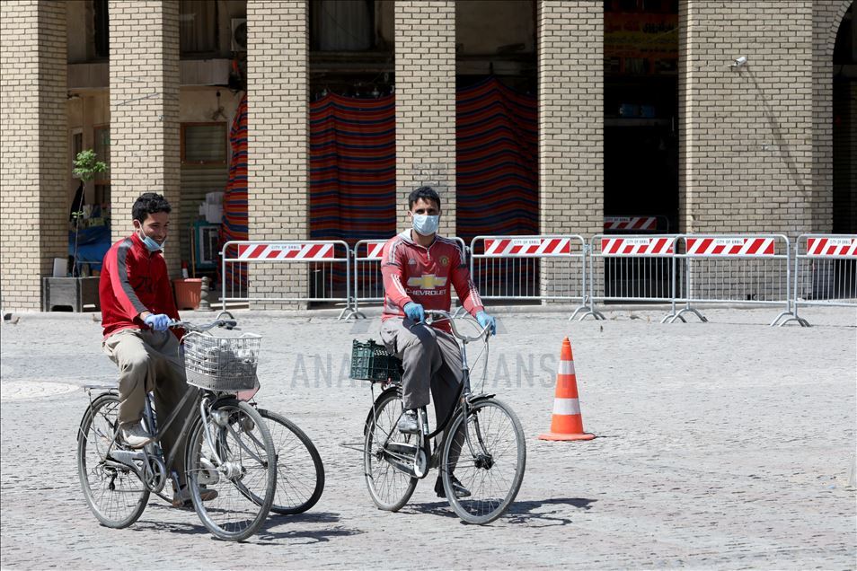 Erbil'de koronavirüs tedbirleri