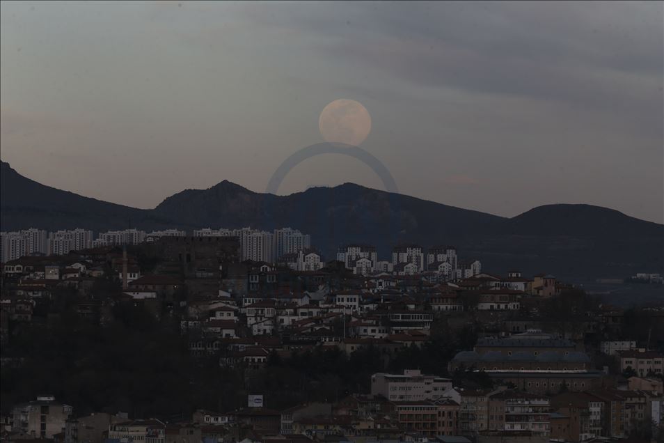 Ankara'da "Süper Ay"
