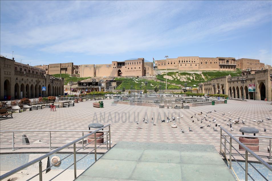 Erbil'de koronavirüs tedbirleri